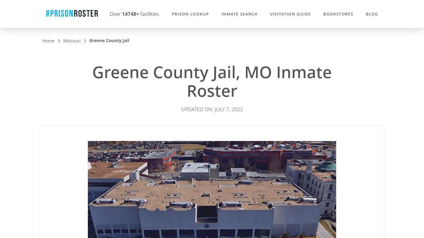 Greene County Jail, MO Inmate Roster